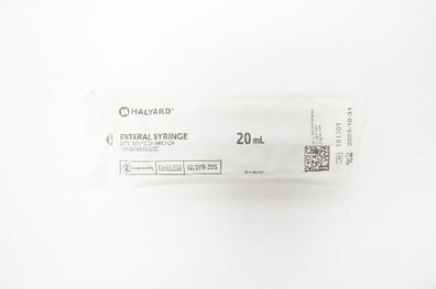 Halyard SYR-20S Enteral Syringe with ENFit Connector 20mL